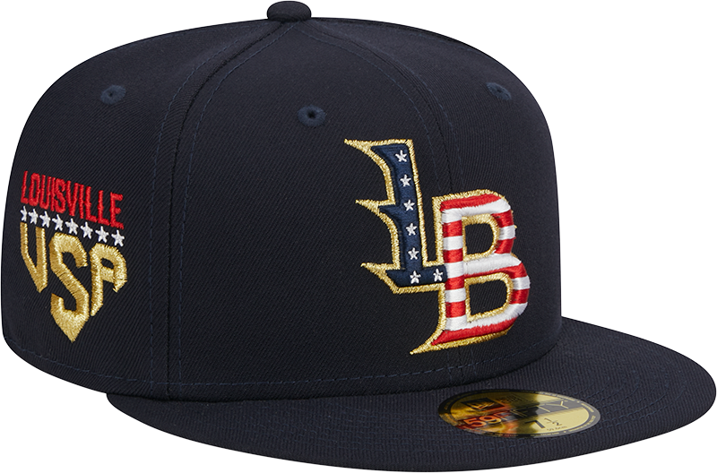 Louisville Bats 4th of July 2023 Fitted Cap – Louisville Bats Team Store