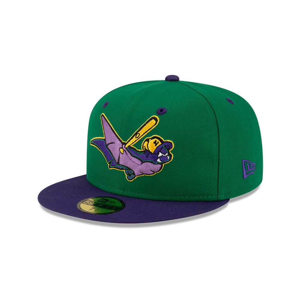 New Era 59Fifty Fitted Cap – Louisville Bats Mint Julep Theme Night, Mens MILB Hat