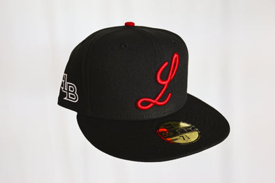Louisville Bats Black Caps Fitted Cap