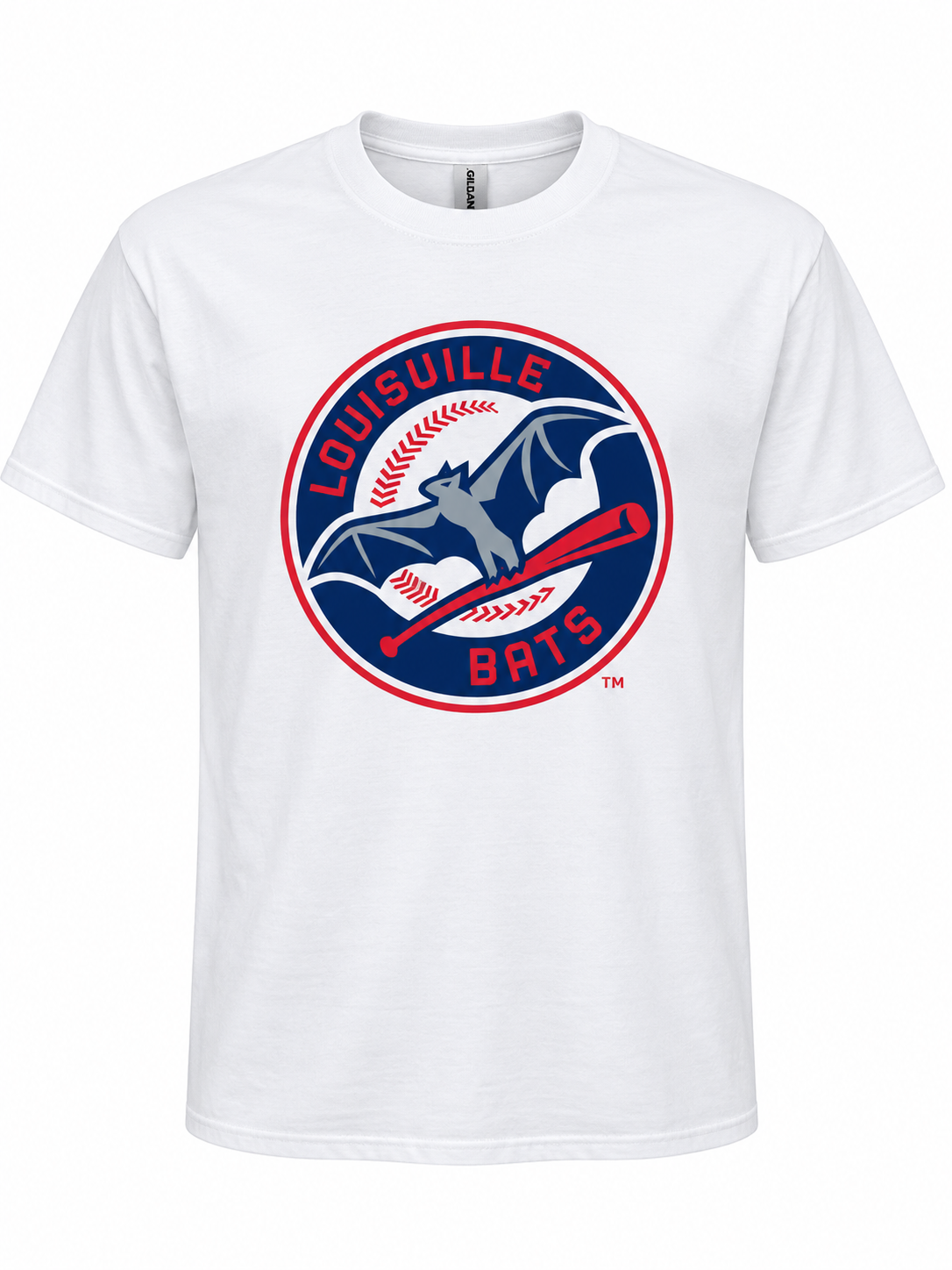 Louisville Bats Primary Logo T-Shirt (White)