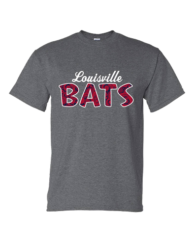 New International League MiLB Baseball LOUISVILLE BATS CINCINNATI REDS  Striped V-Neck Team Shirt